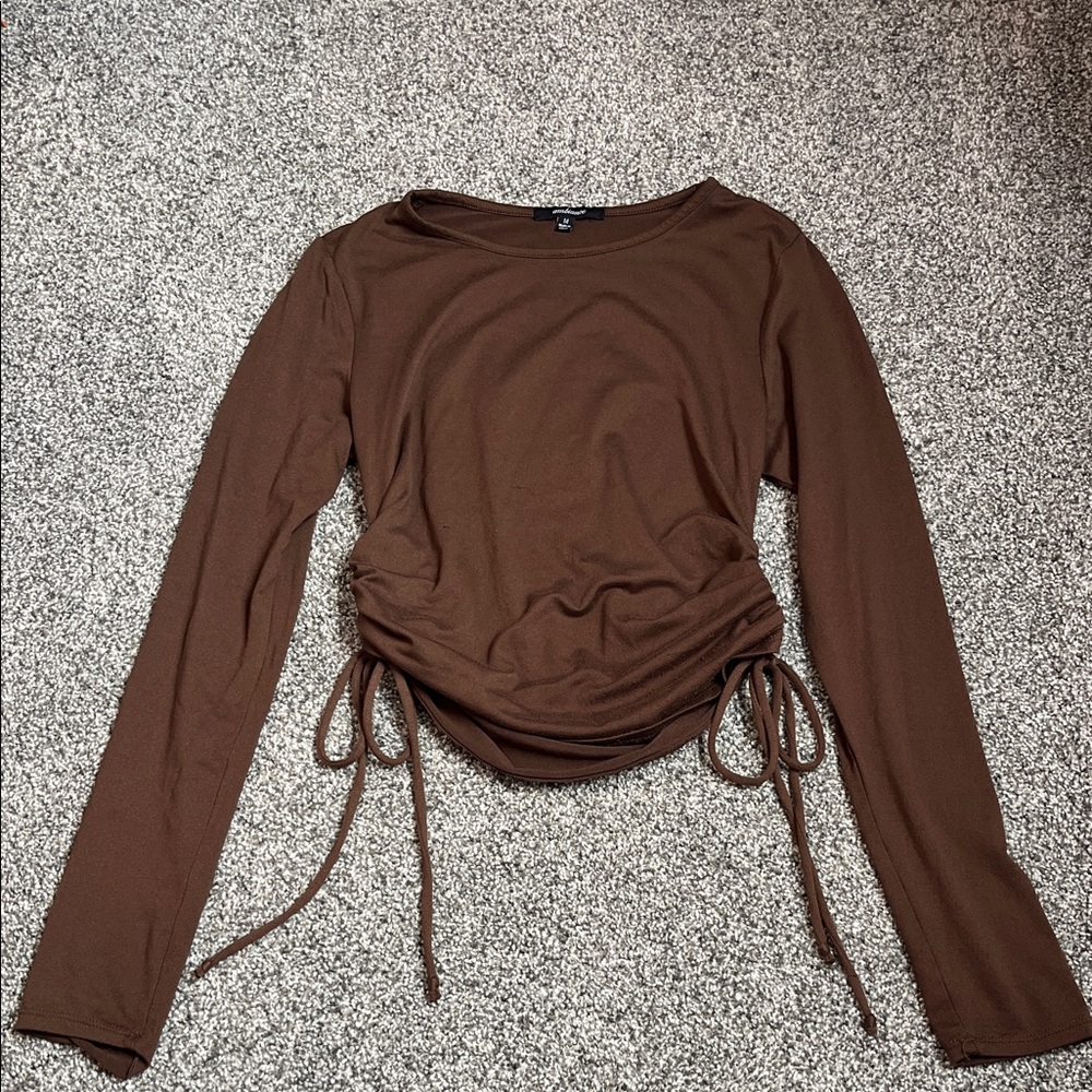Ambiance Chocolate Long Sleeve Top